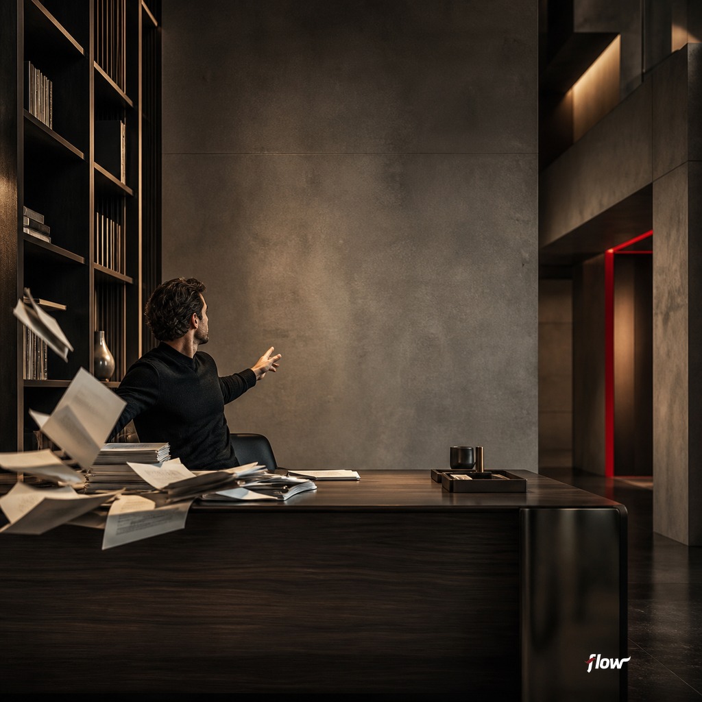Fractional CFO reviewing an AI-generated financial dashboard with charts, forecasts, and performance metrics on a laptop screen.